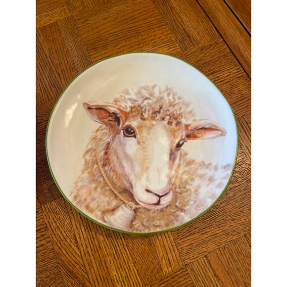 Pier 1 farm animal plates (2) - Picture 4 of 5